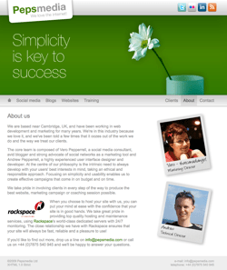 The new Pepsmedia site